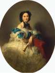 Winterhalter Francois Xavier Portrait of Countess Varvara Musina-Pushkina  - Hermitage